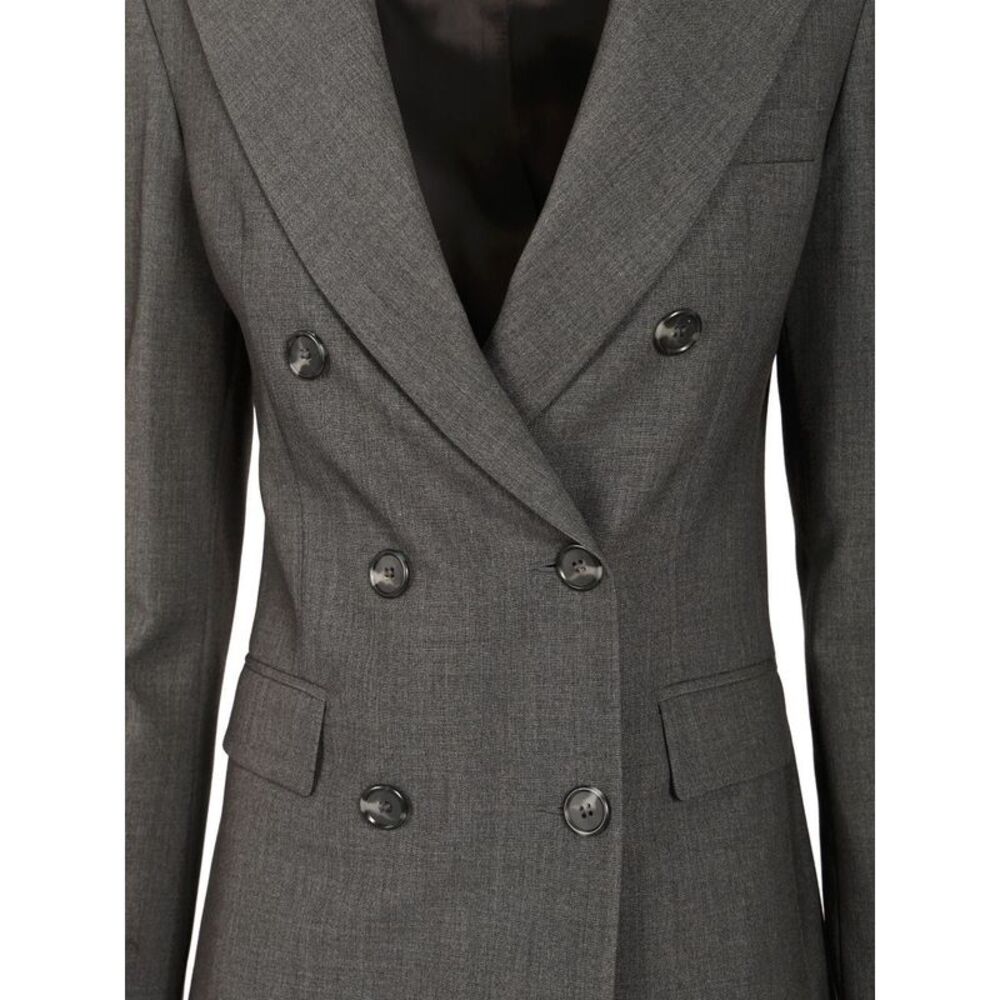 Al Duca D'aosta Women Double-Breasted Blazer With 6 Horn Buttons - Picture 5 of 5
